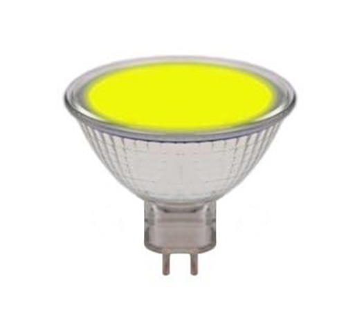 Omnilux halogen lamp MR16 50mm 50W 12V GU5.3 12° yellow