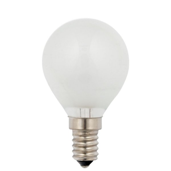 Kogellamp 15W E14 12V mat
Let op 12V