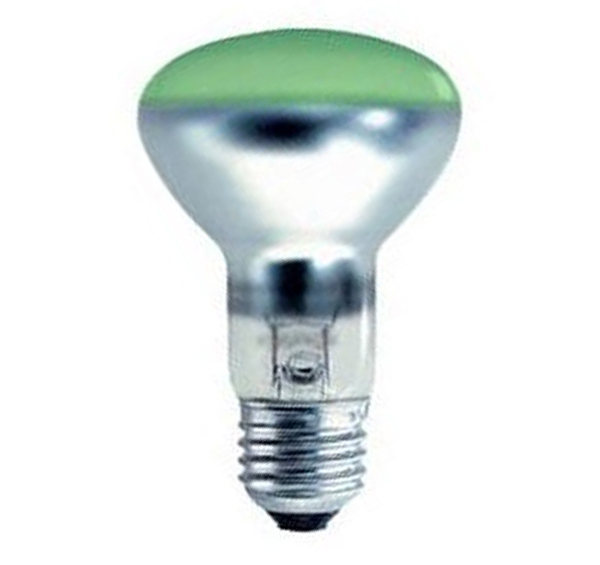 General Electric reflectorlamp 63mm 40W E27 230V groen
