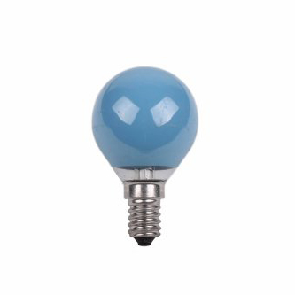 Kogellamp 25W E14 230V blauw