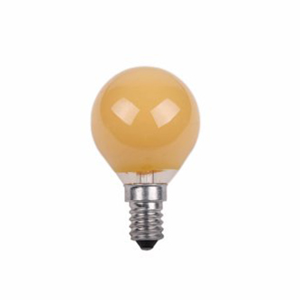 Kogellamp 25W E14 230V oranje