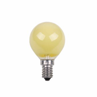 Kogellamp 25W E14 230V geel