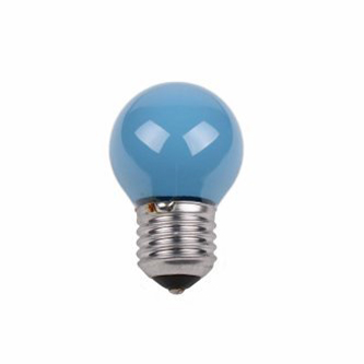 Kogellamp 15W E27 230V blauw