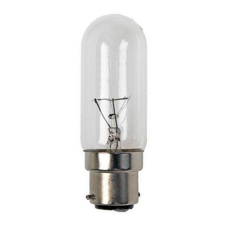 Buislamp 25W B22d 240V 30x90mm helder