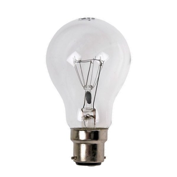 Normaallamp 60W B22d 130V helder versterkte constructie
Let op 130V