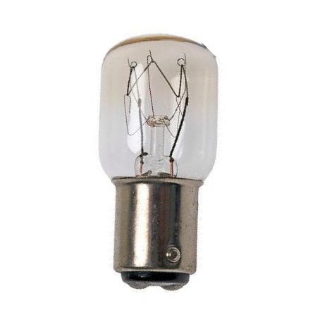 Schakelbordlamp 25W Ba15d 230V 22x48 helder