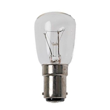 Schakelbordlamp 15W Ba15d 230V 28x64 helder