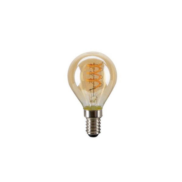 SLV 1008649 Lichtbron G45 E14 goud curly filament 1800K