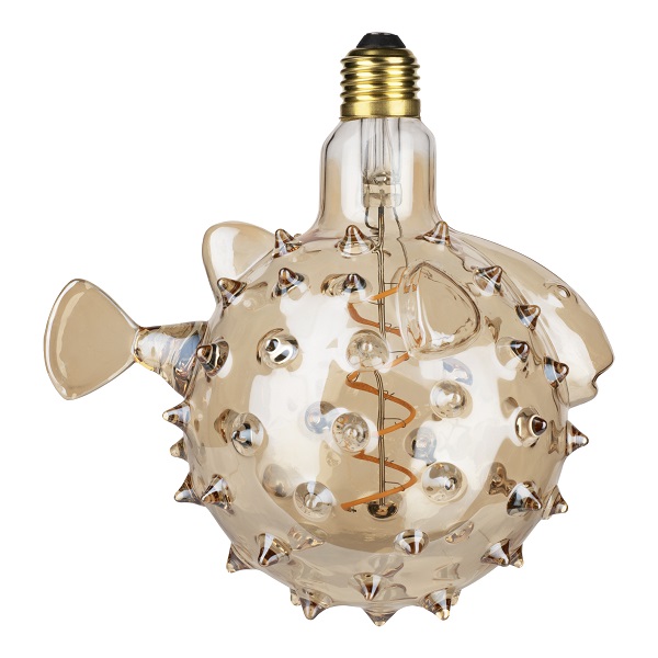 Bailey Blowfish filament LEDlamp 4W E27 230V 919 1900K goud tint dimbaar