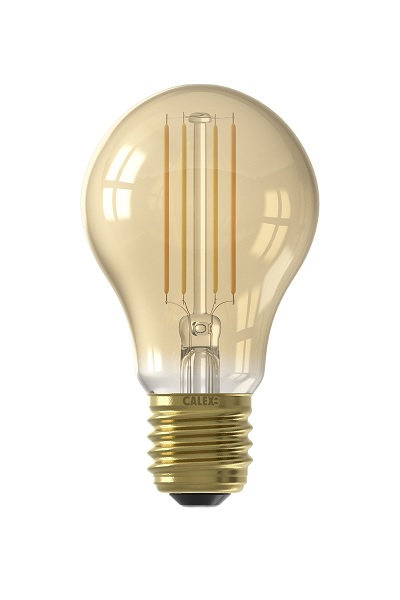 Calex Smart filament LED normaallamp 7W E27 220V-240V 3000K-1800K  kleur 830-818 goud dimbaar
Dim to warm, kleurtemperatuur verschuift van warmwit (3000K) naar zeer warmwit (1800K) bij volledig dimmen. Bestuurbaar en dimbaar via Wifi met de gratis Calex App