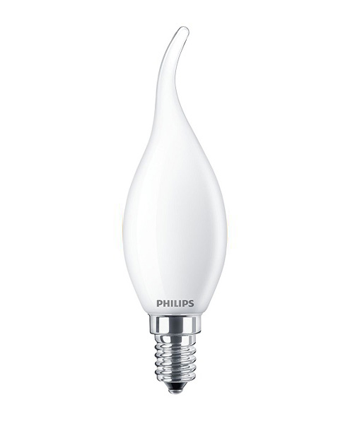 Philips Core Pro LED BA35 bentip kaarslamp 2,2W=25W E14 220V-240V 827 mat niet dimbaar