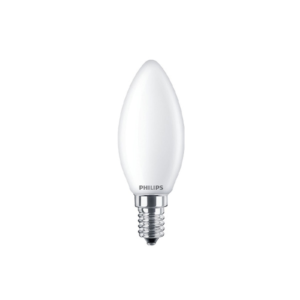 Philips CorePro LED B35 kaarslamp 6,5W=60W E14 220V-240V 827 mat niet dimbaar