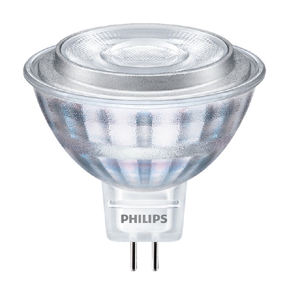 Philips CorePro LEDspot MR16 8W=50W GU5.3 12V 2700K kleur 827 36° niet dimbaar