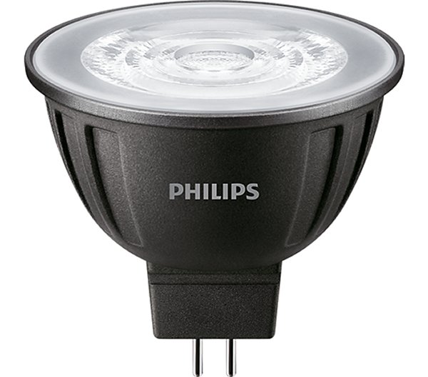 Philips Master LEDspot MR16 8W=50W GU5.3 12V 2700K kleur 827 24° dimbaar
