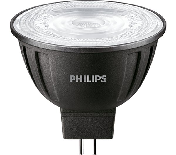 Philips Master LEDspot MR16 8W=50W GU5.3 12V 2700K kleur 827 36° dimbaar