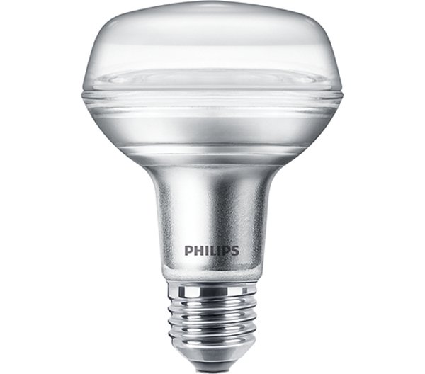 Philips CorePro LEDspot ND R80 4W=60W E27 220-240V 2700K kleur 827 36° niet dimbaar
