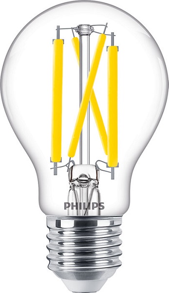 Philips Classic filament LED normaallamp DT 11,5W=100W E27 220V-240V 2700-2200K kleur 927-922 helder A60 dimbaar