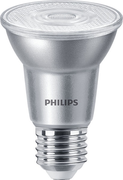 Philips Master LEDspot PAR20 6W=50W E27 220V-240V 3000K kleur 830 25° dimbaar