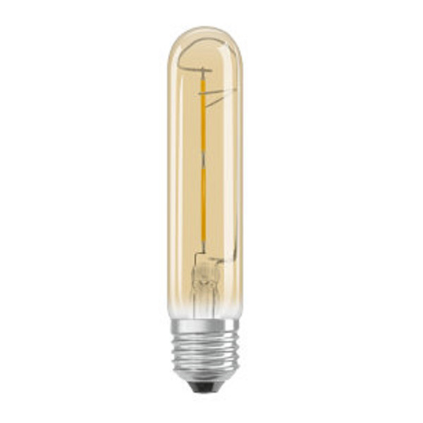 Osram Vintage 1906 filament LED buislamp 2,8W=21W E27 220-240V 2400K kleur 824 goud niet dimbaar