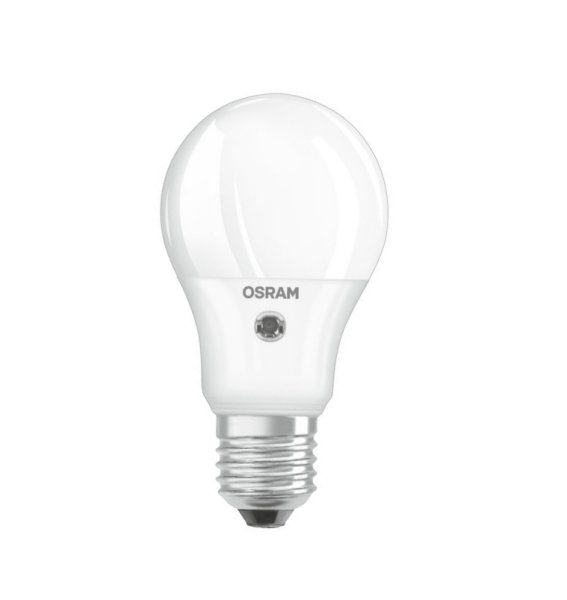 Osram Parathom+ Classic A Daylight sensor LED normaallamp 9,5W=60W E27 220V-240V 2700K kleur 827 mat niet dimbaar