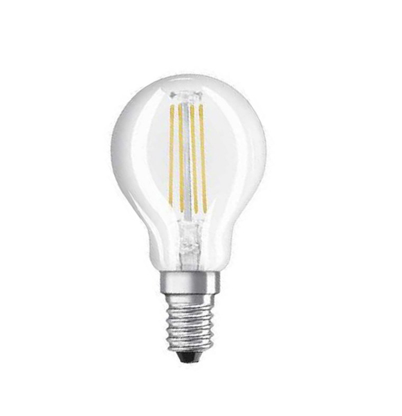 Osram Star+ Classic Duo Click P filament LED kogellamp 4=40W 827 E14 220V-240V 2700K kleur 827 helder dimbaar