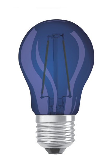 Osram Star Deco Classic P filament LED kogellamp 1,6W=15W E27 220V-240V 190 blauw 300° niet dimbaar