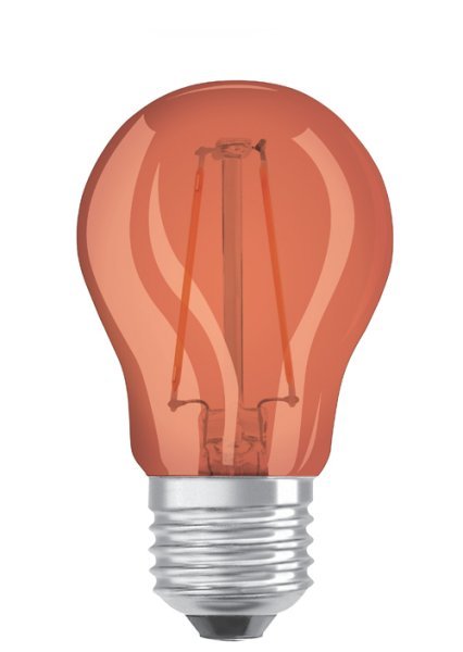 Osram Star Deco Classic P filament LED kogellamp 1,6W=15W E27 220-240V 515 oranje 300° niet dimbaar