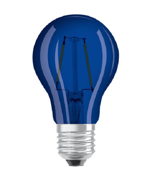 Osram Star Deco Classic A filament LED normaallamp 1,6W=15W 190 E27 220V-240V blauw niet dimbaar