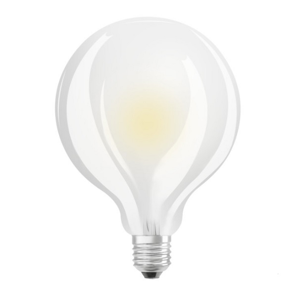 Osram Parathom Retrofit LED globelamp 95mm 12W=100W E27 220V-240V 2700K kleur 827 mat niet dimbaar