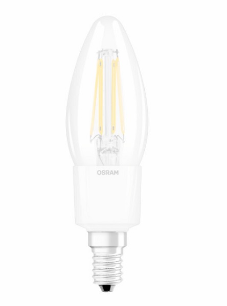 Osram Parathom Retrofit Classic B LED kaarslamp 6W=60W E14 220V-240V 2700K kleur 827 B35 helder niet dimbaar