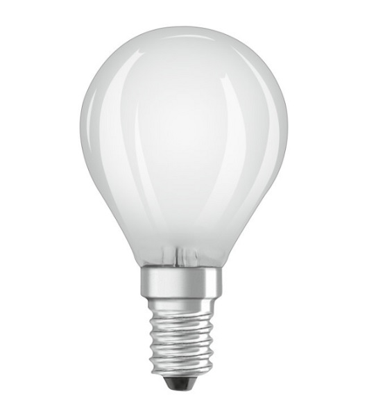 Osram Parathom Retrofit Classic P filament LED kogellamp 2,5W=25W E14 220V-240V 2700K kleur 827 mat niet dimbaar