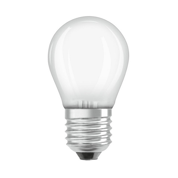Osram Parathom Retrofit Classic P filament LED kogellamp 2,5W=25W E27 220V-240V 2700K kleur 827 mat niet dimbaar