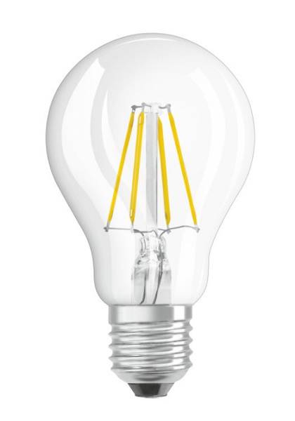 Osram Parathom Retrofit LED Classic A normaallamp 4W=40W E27 220V-240V 2700K kleur 827 helder niet dimbaar
