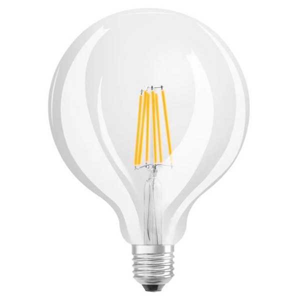 Osram filament LED globelamp 125mm 11W=100W E27 220V-240V 4000K kleur 940 helder dimbaar