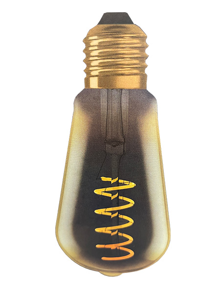 Osram Vintage flexLED Edison ST64 LEDlamp 1906 4,5W E27 230V 2000K kleur 820 goud niet dimbaar