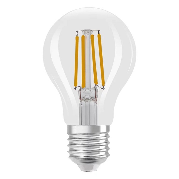 Osram Superstar GLOWDim Classic A filament LED normaallamp 4W=40W E27 220V-240V 827-822 2700K-2200K kleur 827 helder dimbaar