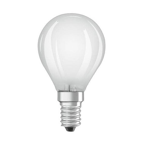 Osram Parathom Retrofit Classic P filament LED kogellamp 4W=40W E14 220V-240V 2700K kleur 827 mat niet dimbaar