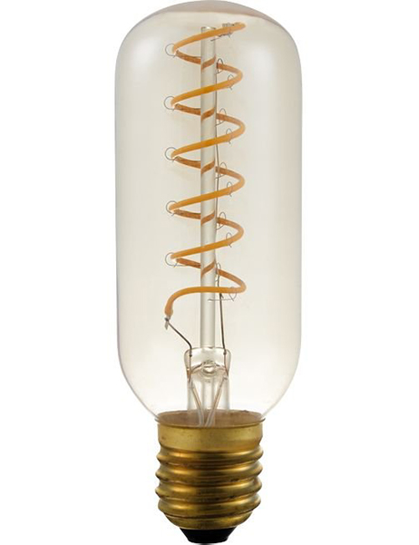 SPL filament flexLED buislamp AX 4,5W E27 230V 2000K kleur 920 45x130mm goud dimbaar