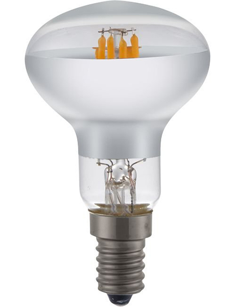 SPL filament LED reflectorlamp R50 4W E14 230V 2500K kleur 925 180° helder dimbaar