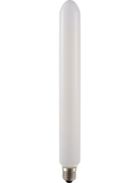 SPL filament LED colorenta lamp 6,5W E27 230V 2500K kleur 925 38x315mm mat wit dimbaar