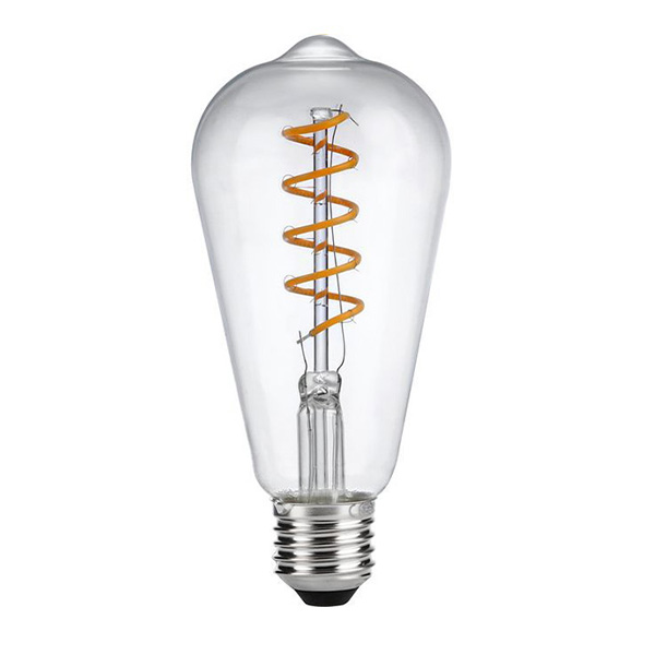SPL Flex Rustika ST64 filament LEDlamp AX 4W E27 230V 2200K kleur 922 helder dimbaar