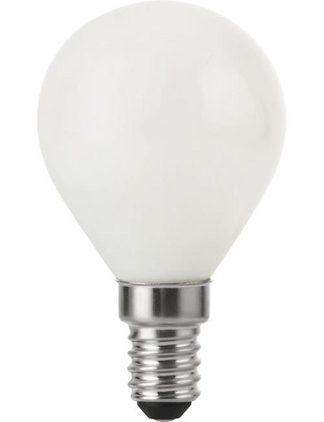 SPL filament LED kogellamp 4W E14 230V 925 2500K opaal dimbaar