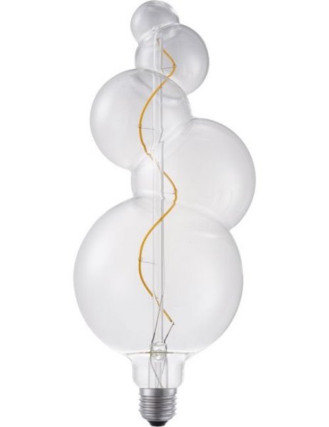 SPL Big Flex flexLED filament Bubble-5 LEDlamp 4W E27 230V 2200K kleur 922 helder dimbaarr