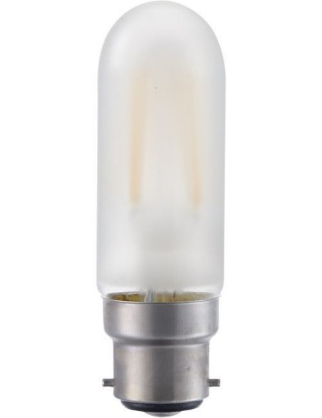 SPL filament LED buislamp 3,5W Ba22d 230V 2700K kleur 827 mat dimbaar
