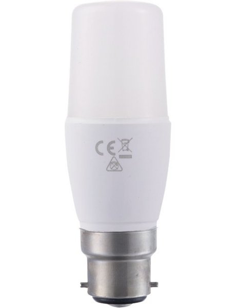 SPL LED buislamp 9W Ba22d 95V-265V 3000K kleur 830 opaal niet dimbaar