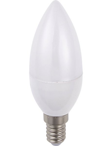 SPL LED kaarslamp 3W=25W E14 100V-240V 3000K kleur 830 C35 mat niet dimbaar