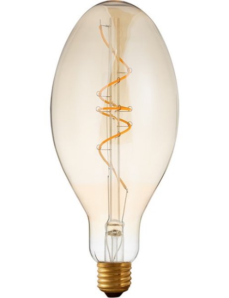SPL fil LEDlamp FleX Ellipse 4W E27 230V 2000K kleur 920 goud dimbaar