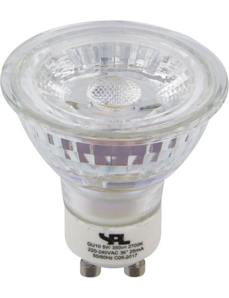 SPL LEDspot MR16 4,5W GU10 230V 2700K kleur 827 38° dimbaar