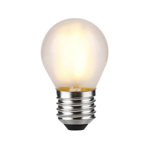 SPL filament LED kogellamp 4W E27 230V 2500K kleur 925 mat dimbaar