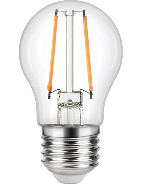 SPL filament LED kogellamp 3W E27 230V 2200K kleur 822 helder dimbaar